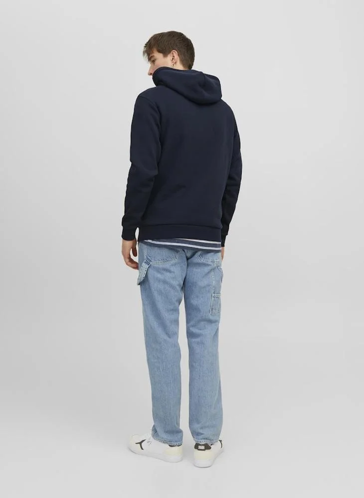 JACK & JONES  Casual Pullover Hoodie for Men | Best Price UAE